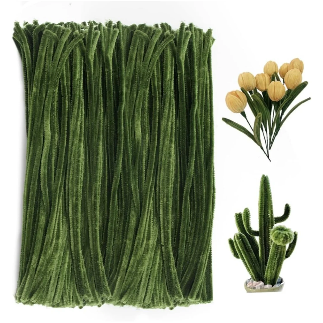 Pipe Cleaner Plain 100 Pc's Single Shades - Image 37