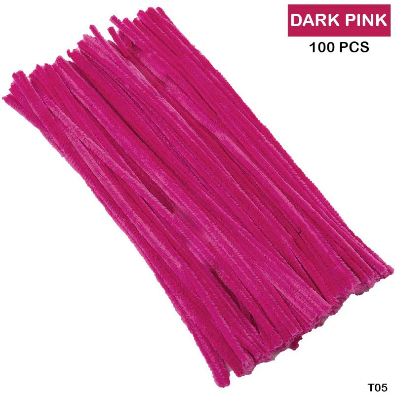 Pipe Cleaner Plain 100 Pc's Single Shades - Image 5