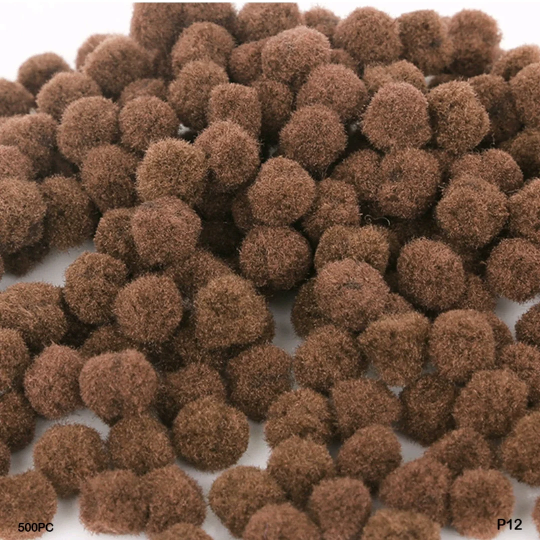 Pom Pom Balls 2 Cm 500 Pc's Single Shades - Image 11