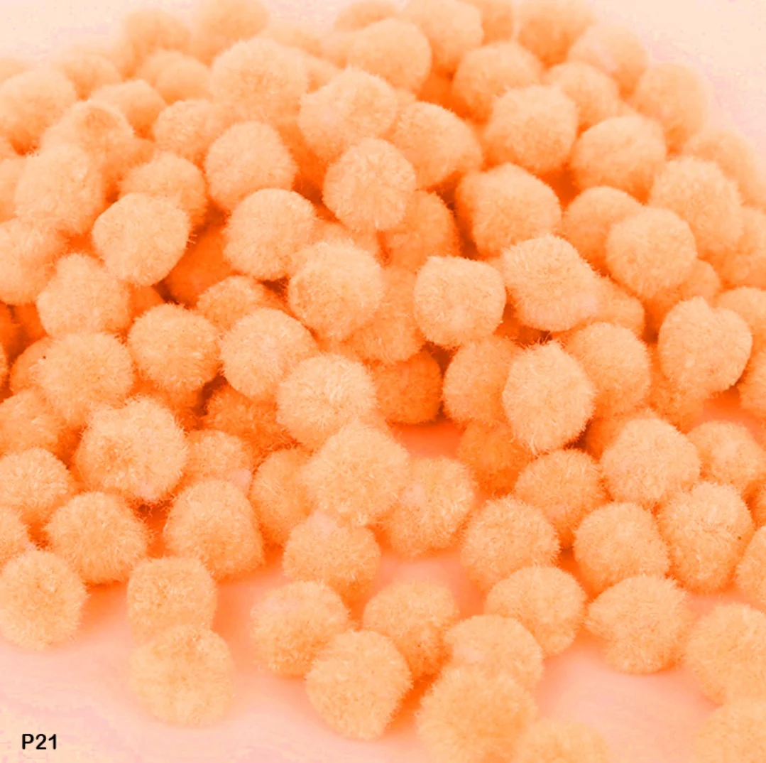Pom Pom Balls 2 Cm 500 Pc's Single Shades - Image 17