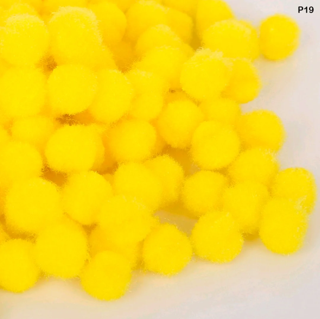 Pom Pom Balls 2 Cm 500 Pc's Single Shades - Image 18