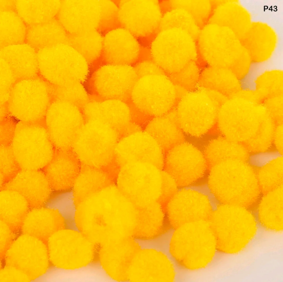 Pom Pom Balls 2 Cm 500 Pc's Single Shades - Image 6