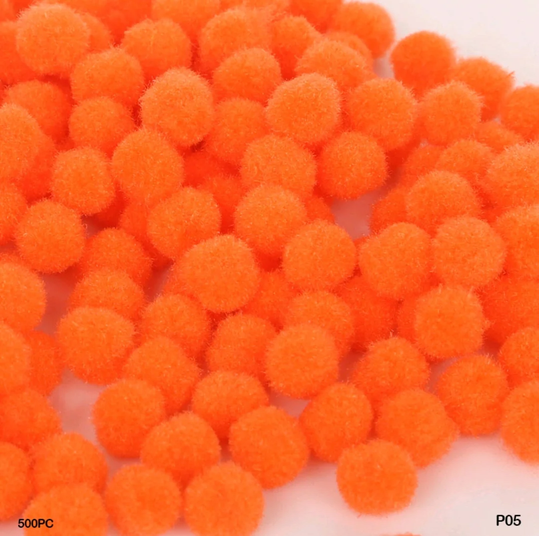Pom Pom Balls 2 Cm 500 Pc's Single Shades - Image 7