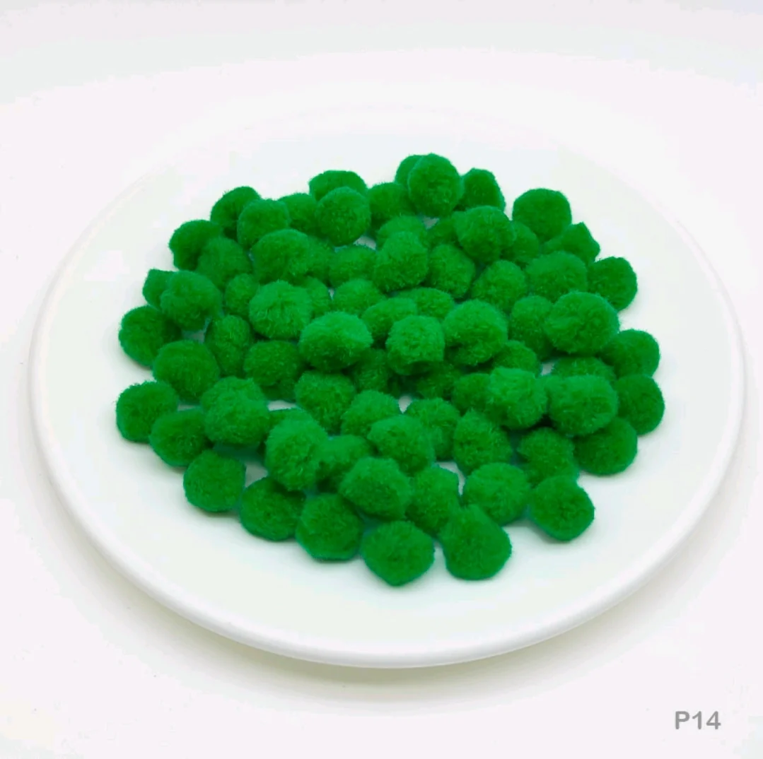 Pom Pom Balls 2 Cm 500 Pc's Single Shades - Image 8