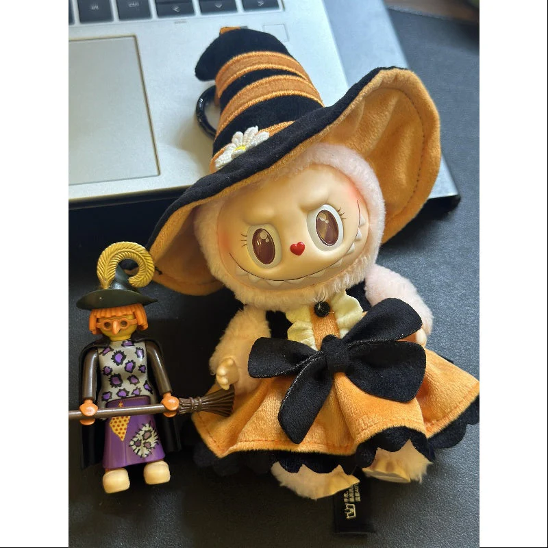 Pop Mart Labubu Magic of Pumpkin Mokoko (Pop Land Exclusive) Vinyl Plush Pendant Original - Image 2