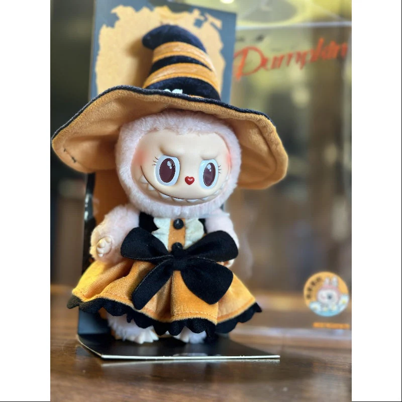 Pop Mart Labubu Magic of Pumpkin Mokoko (Pop Land Exclusive) Vinyl Plush Pendant Original - Image 4