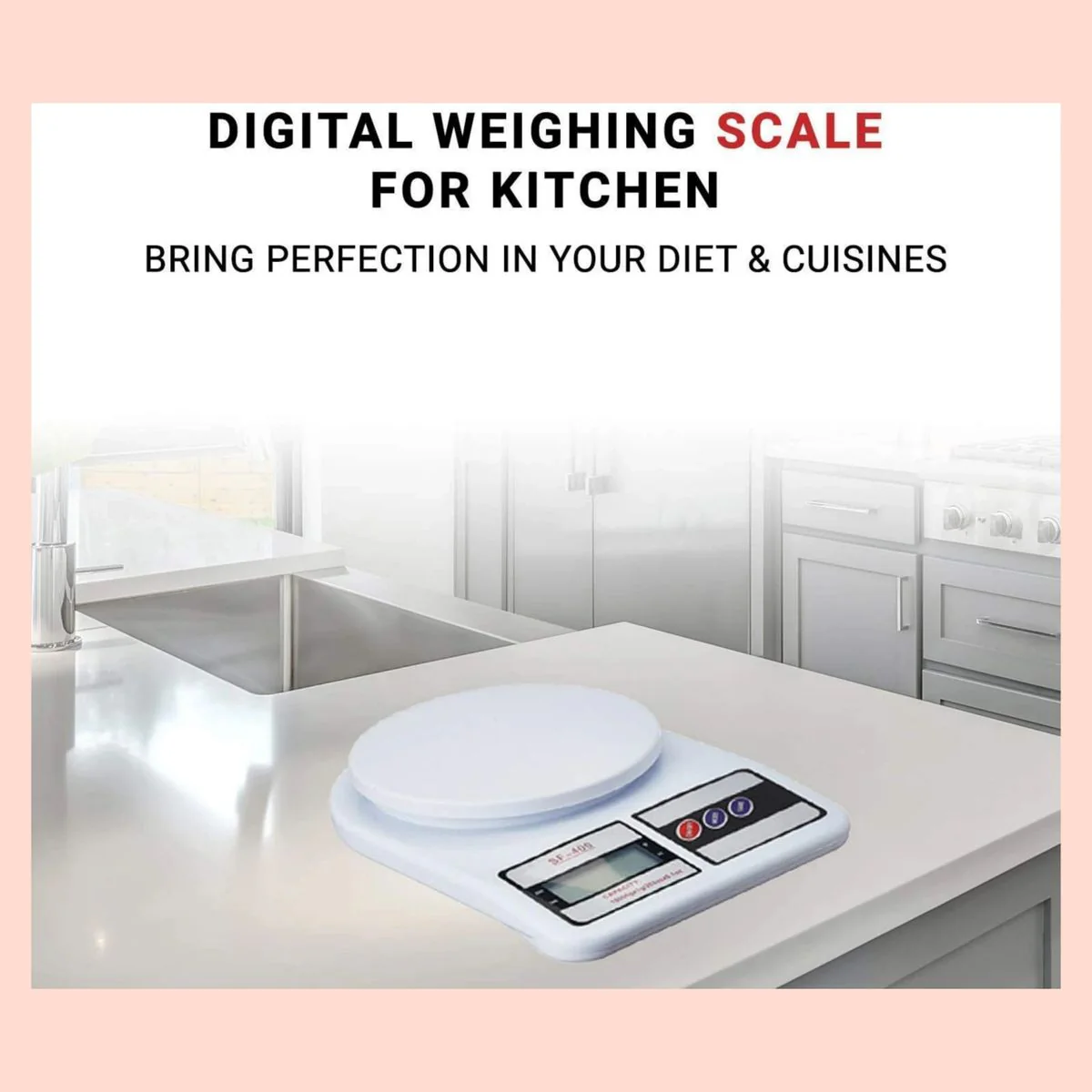 Portable Electronic Digital Kitchen Weight Machine - Image 3