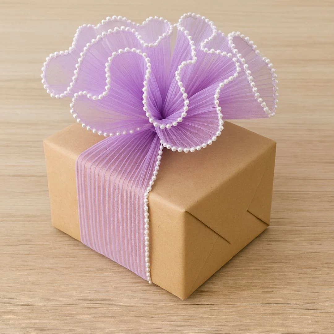 Premium Wrinkled Net Wrapping Paper with Pearl - Image 15