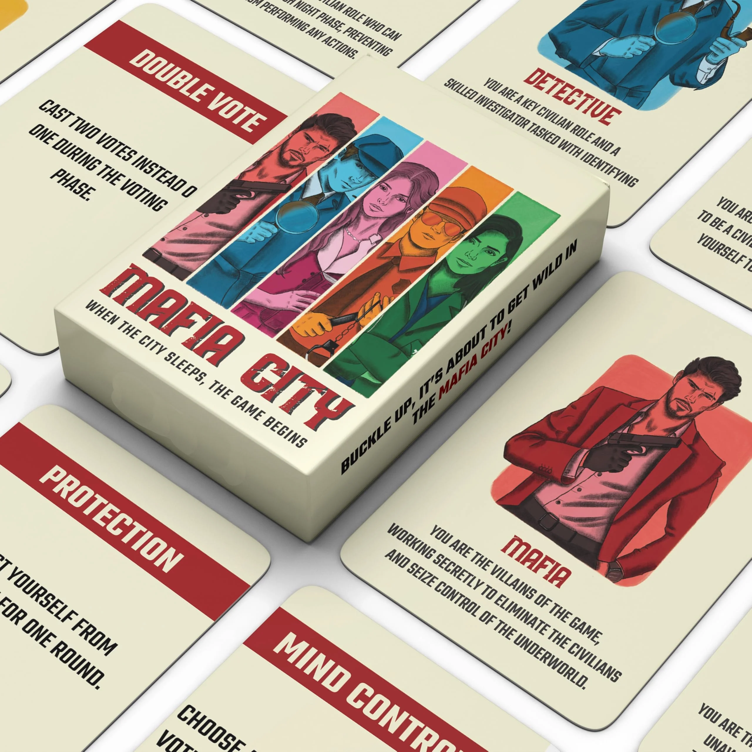 Mafia City Card Game Ultimate Strategy Party Game - Image 3