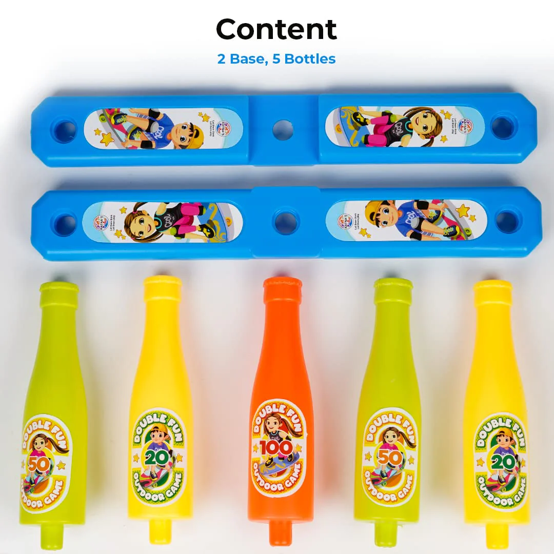 Ratna's 2 in 1 Basket & Bottle Ring toss Party Game for Kids and Adults - Image 3