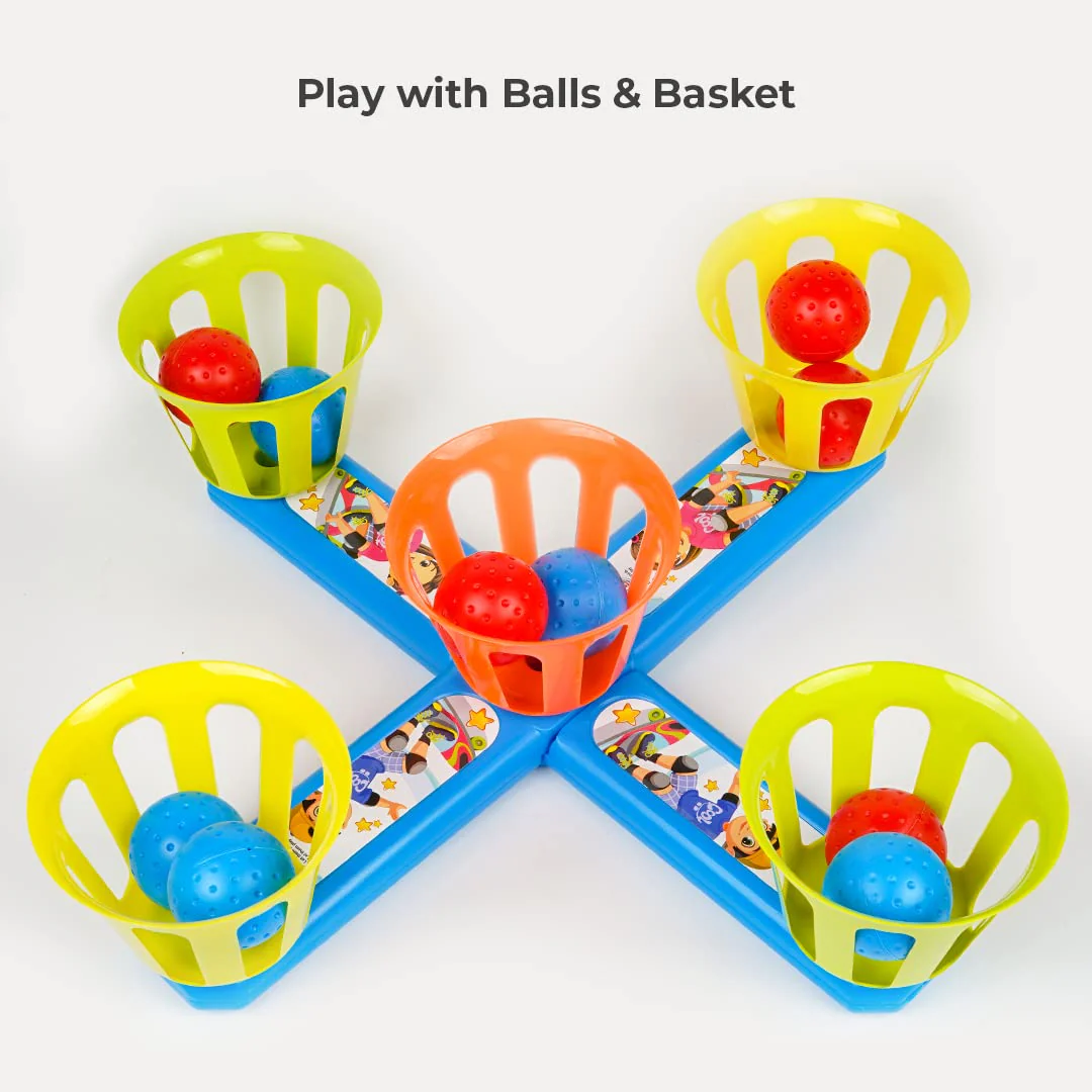 Ratna's 2 in 1 Basket & Bottle Ring toss Party Game for Kids and Adults - Image 4