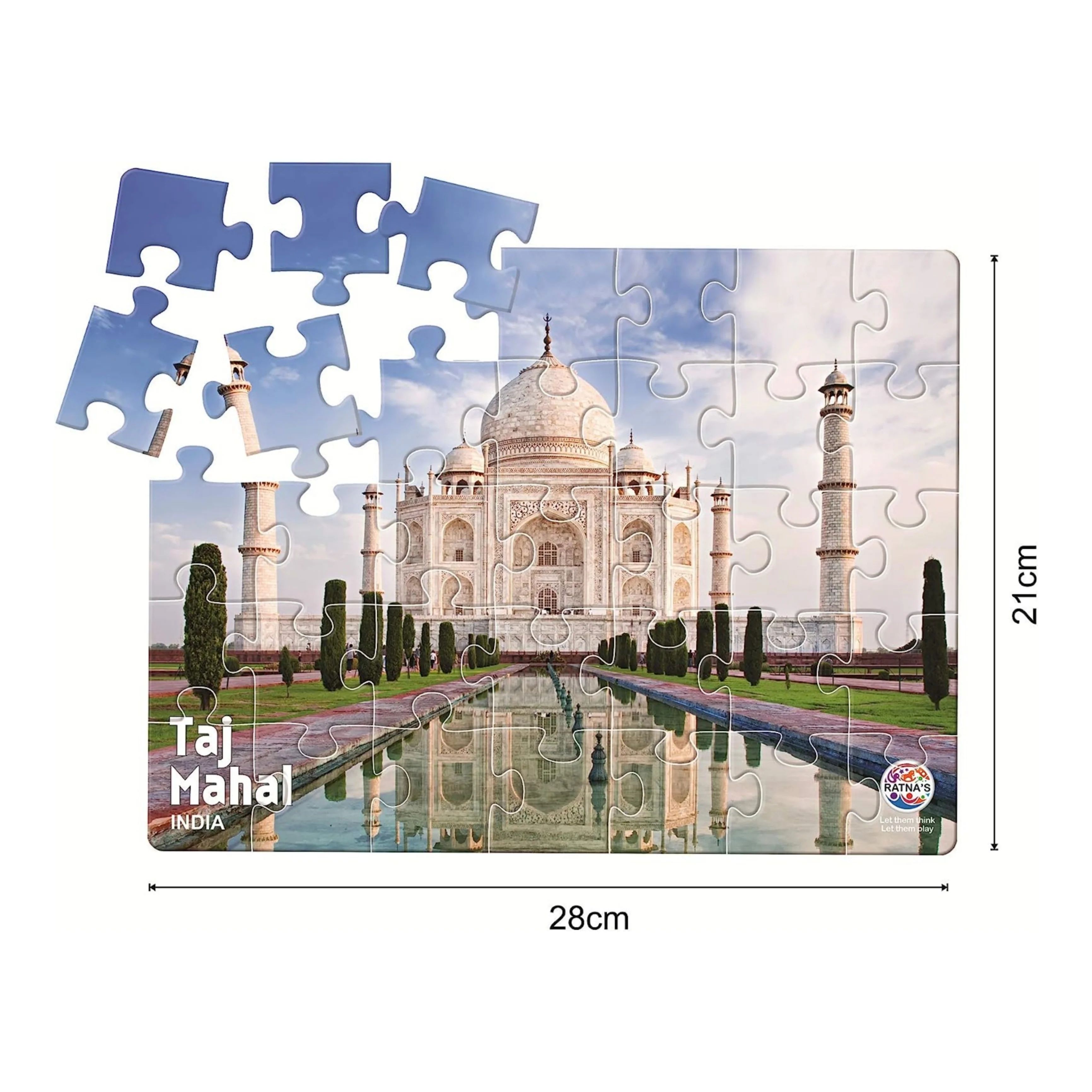 Ratna's 7 Wonders of The World Jigsaw Puzzle. 7 Different Jigsaw Puzzles - Image 3