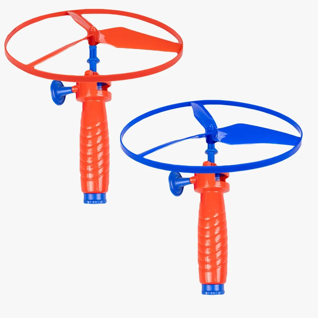 Ratna's Air Spinner Flies Upto 40 Feet High Spinnig Flying Toy for Outdoor Play for Kids - Image 6