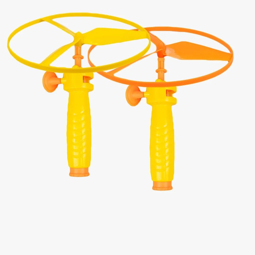 Ratna's Air Spinner Flies Upto 40 Feet High Spinnig Flying Toy for Outdoor Play for Kids - Image 9