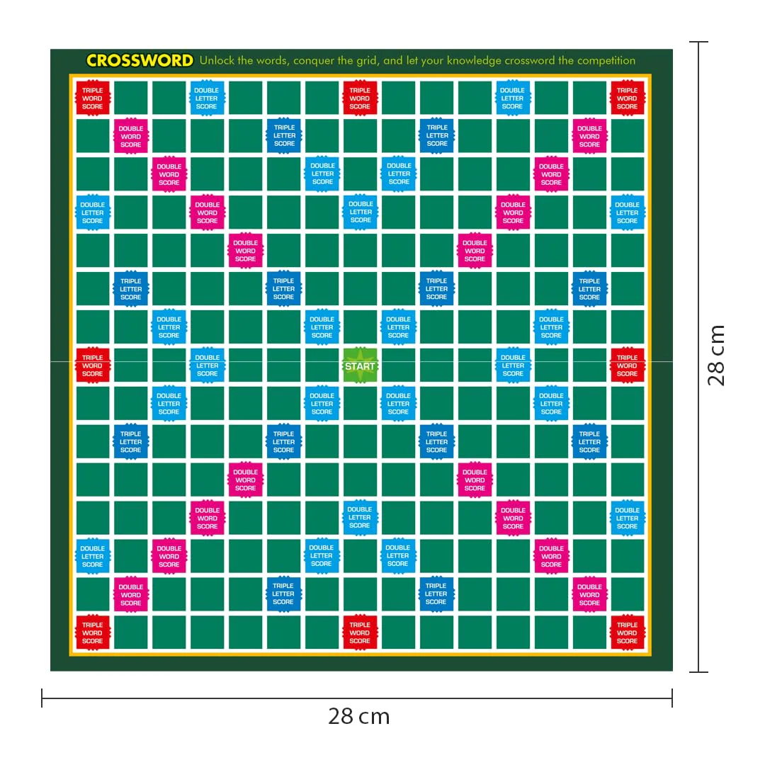 Ratna's Brilliant 2-in-1 Junior Board Game Set, Crossword and Mental Maths, Educational & Learning Word, Letters, Numbers Game for All Ages - Image 4
