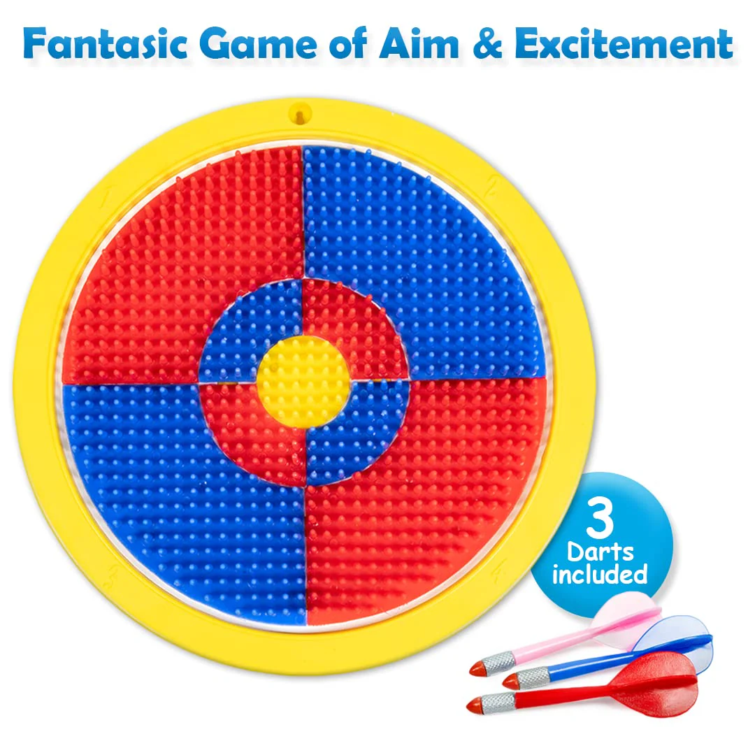 Ratna's Bullseye Dart Game with 3 Safe & Soft Darts Having Rubber Tip for Kids - Image 3