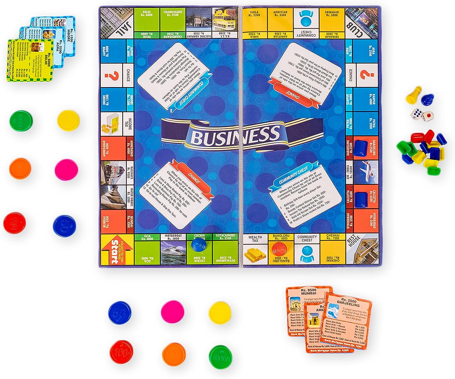 Ratna's Business JR. Coins 5 in 1 Board Game Set - Image 3