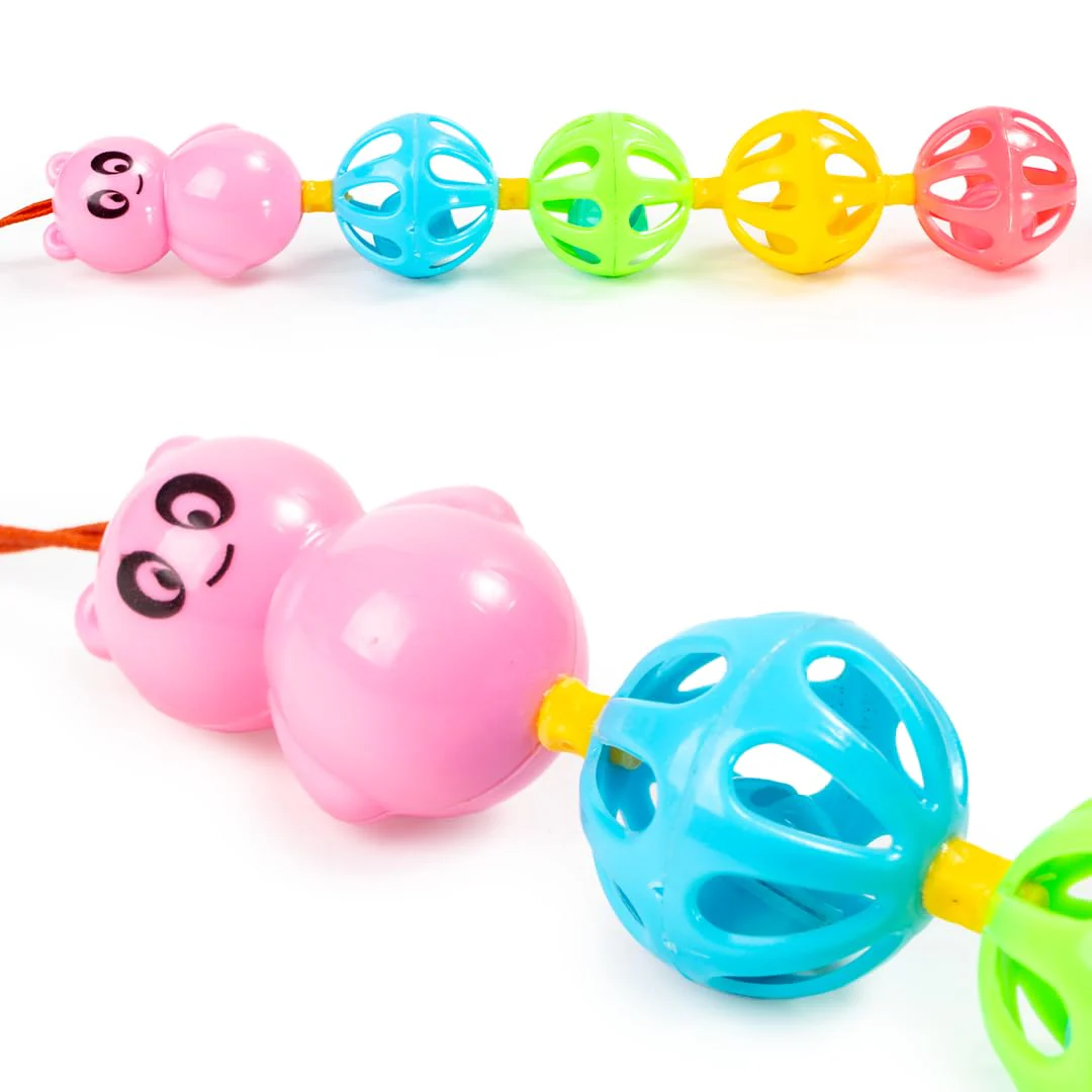 Ratna's Cradle Rattle with Rattling Sound Upon Shaking | Safe & Non Toxic Hanging Rattle Toy Multicolor for Infants & New Born Babies - Image 7