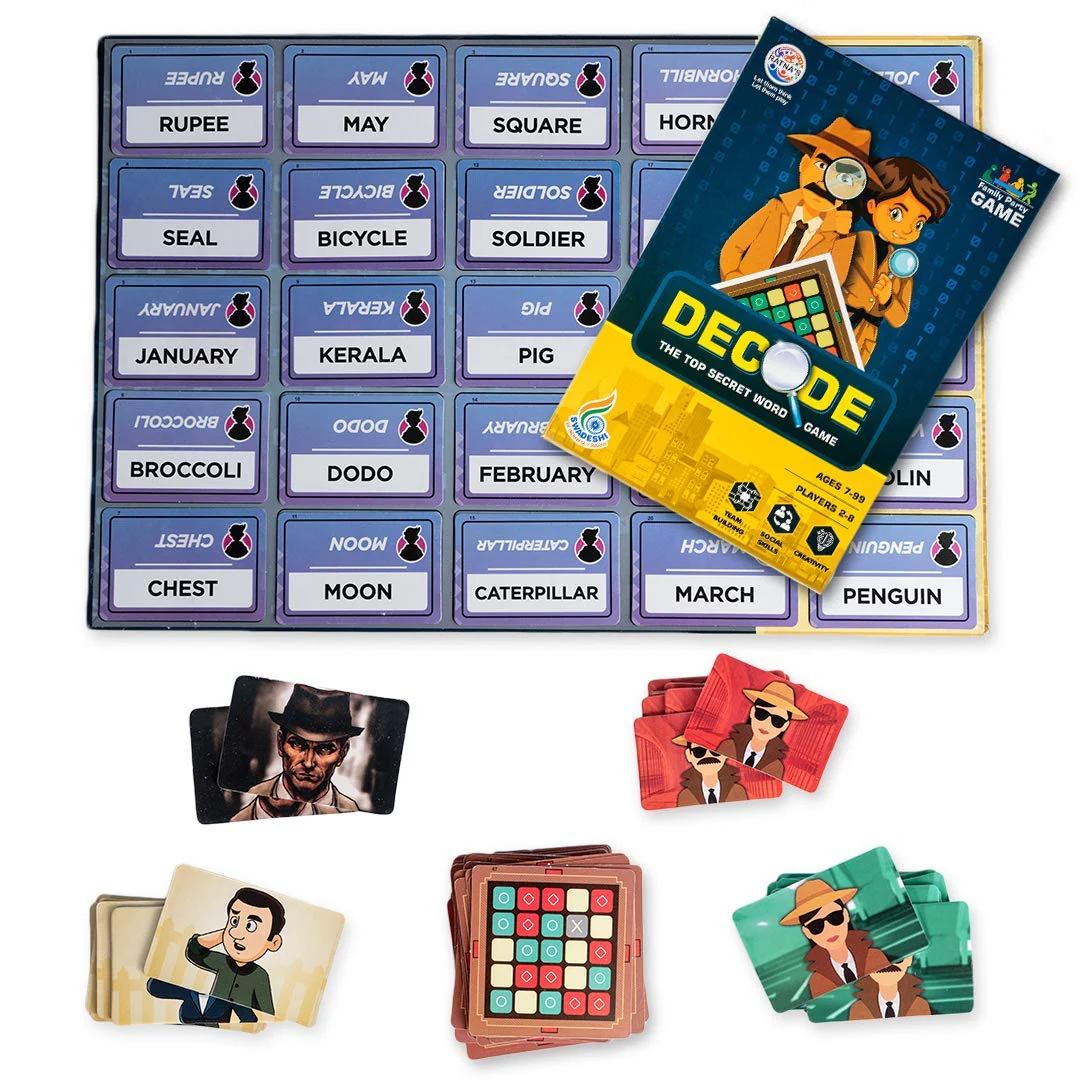 Ratna's Decode The TOP Secret Word Board Game for Ages 7 and Above | DEVELOPS Team Building,Social Skills,Imagination | A Perfect Family Board Game - Image 4