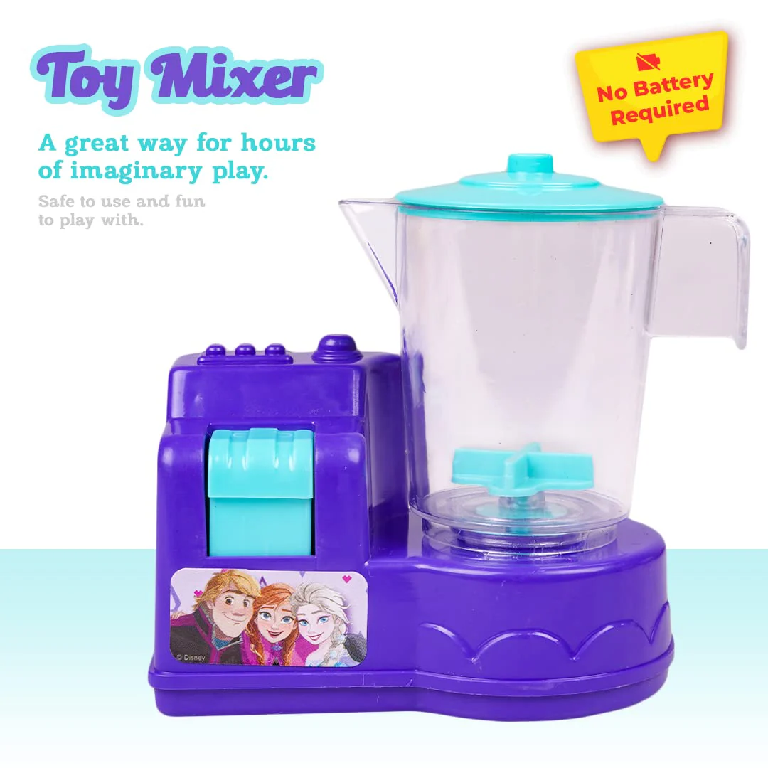 Ratna's Disney Frozen Themed Toy Mixer | Real Operating Plastic Kitchen Toy Mixer for Kids - Image 2
