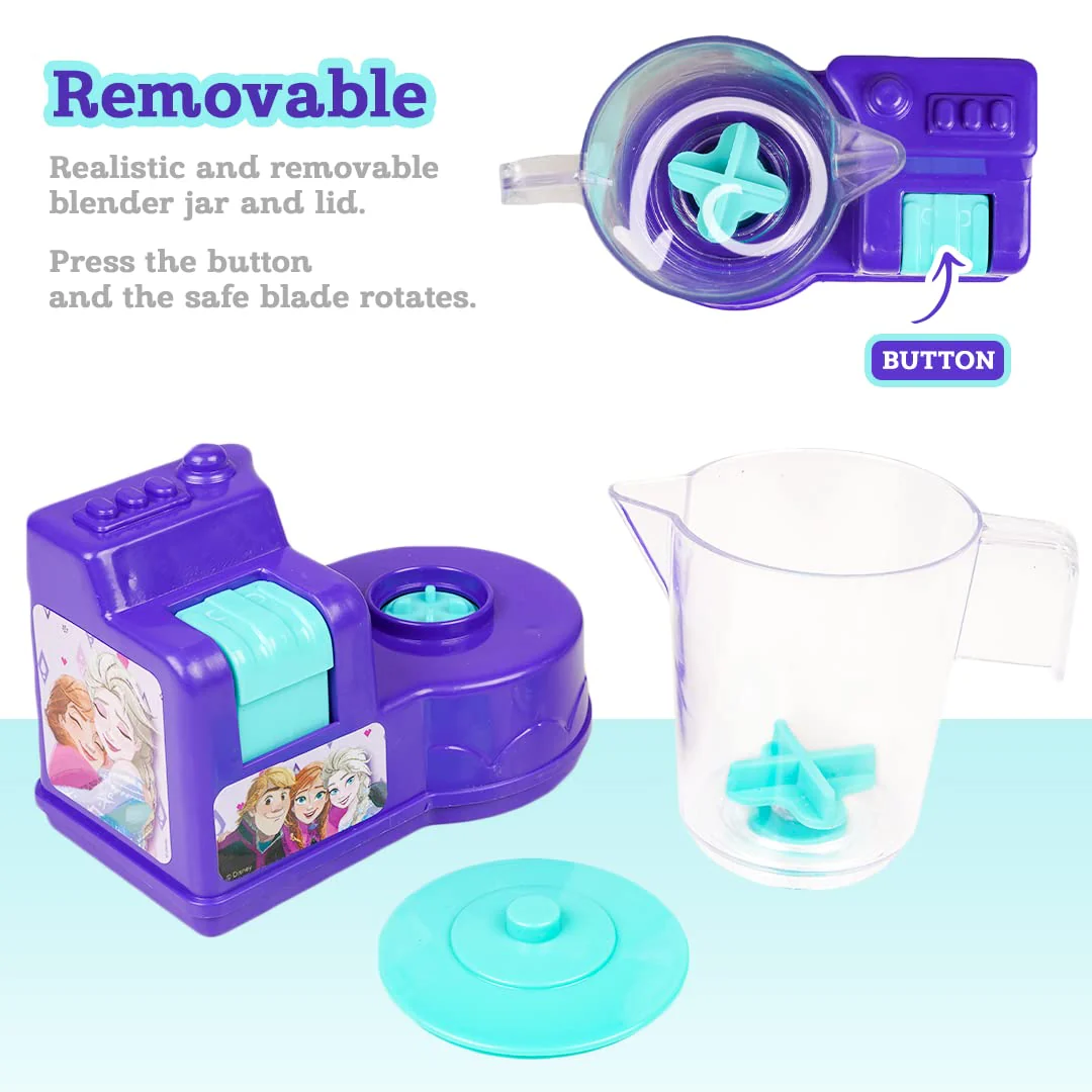 Ratna's Disney Frozen Themed Toy Mixer | Real Operating Plastic Kitchen Toy Mixer for Kids - Image 4