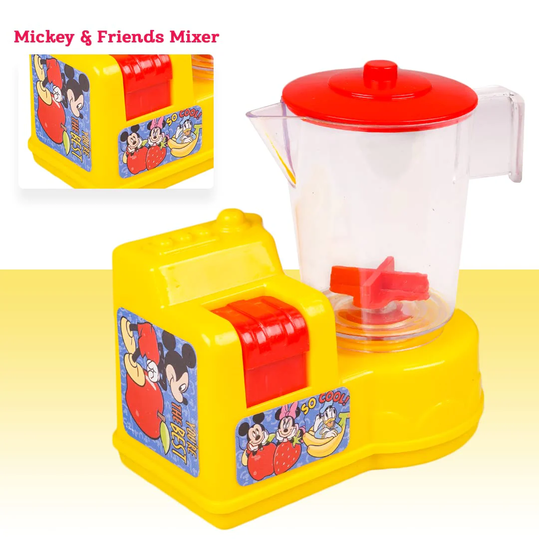 Ratna's Disney Mickey & Friends Themed Toy Mixer | Real Operating Plastic Kitchen Toy Mixer for Kids - Image 3