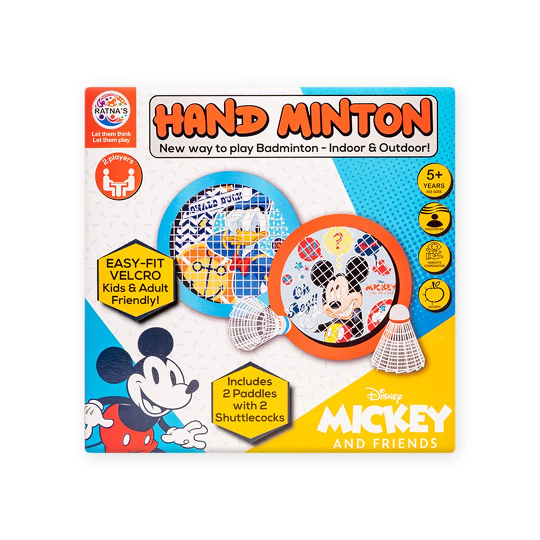 Ratna's Disney Mickey Handminton Set for Kids and Adults. an Innovative Concept for Playing Badminton Indoor or Outdoor - Image 6