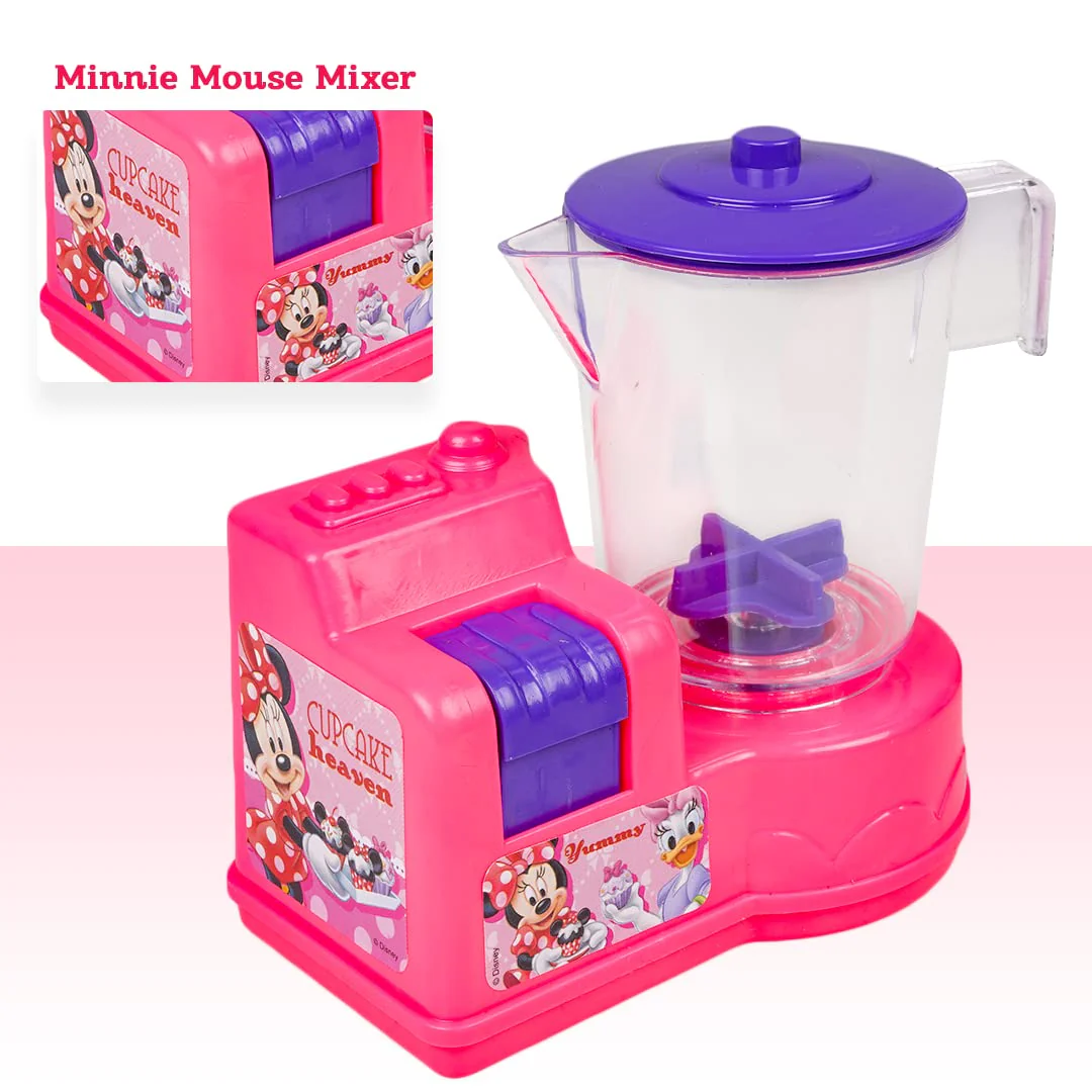 Ratna's Disney Minnie Mouse Toy Mixer | Real Operating Plastic Kitchen Mixer Toy for Kids - Image 3