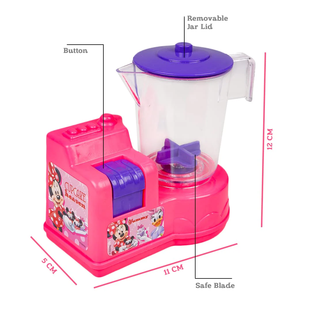 Ratna's Disney Minnie Mouse Toy Mixer | Real Operating Plastic Kitchen Mixer Toy for Kids - Image 5