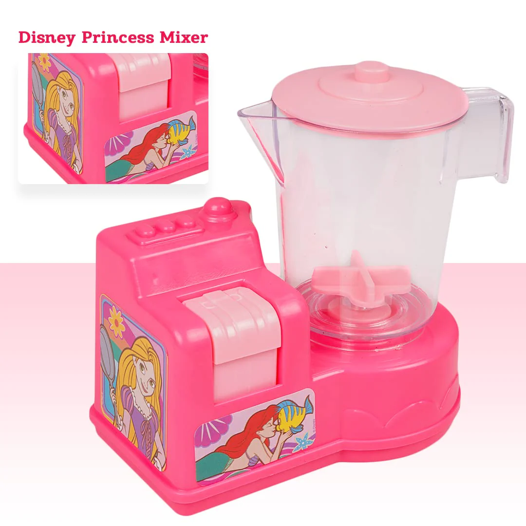 Ratna's Disney Princess Themed Toy Mixer | Real Operating Plastic Kitchen Toy Mixer for Kids - Image 3