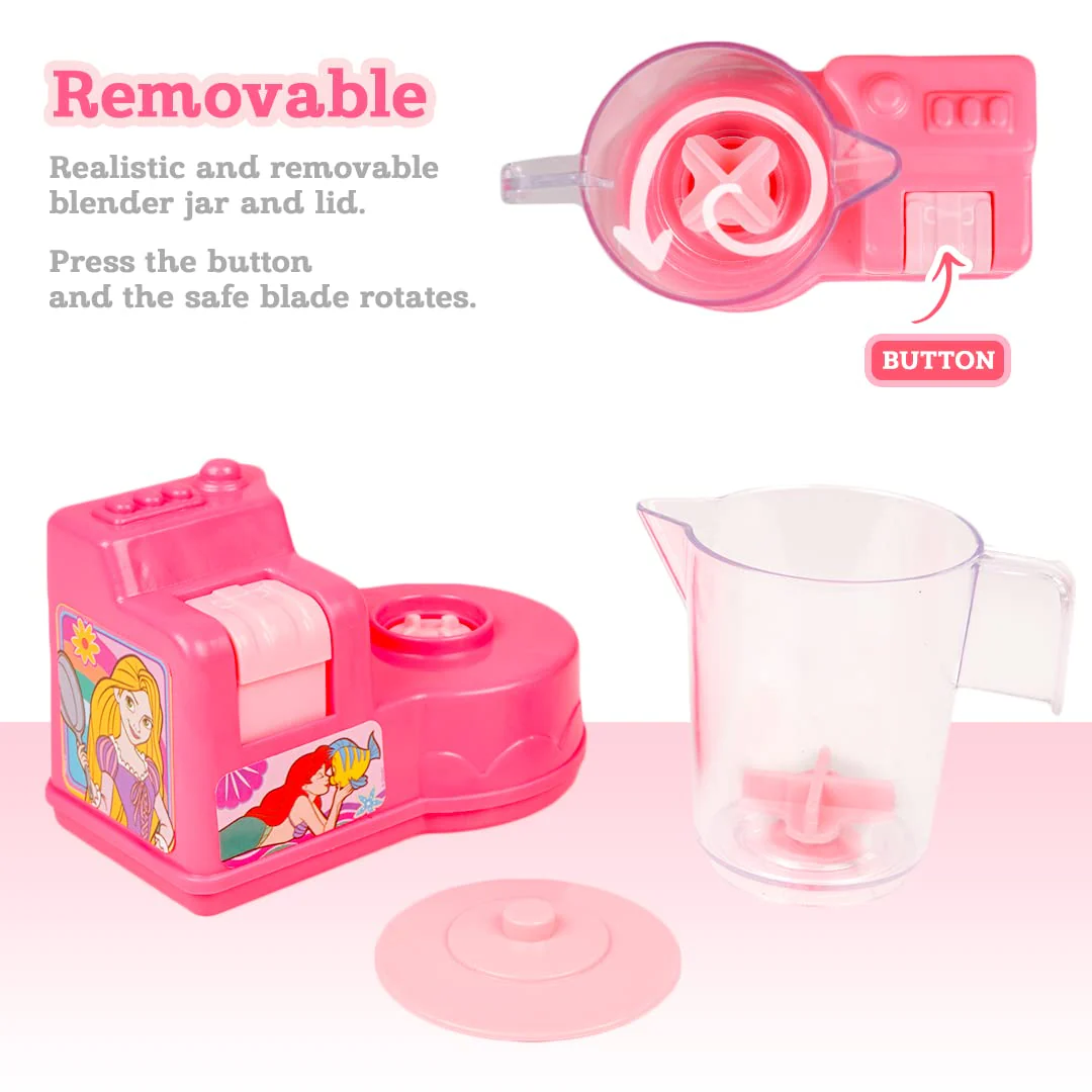 Ratna's Disney Princess Themed Toy Mixer | Real Operating Plastic Kitchen Toy Mixer for Kids - Image 4