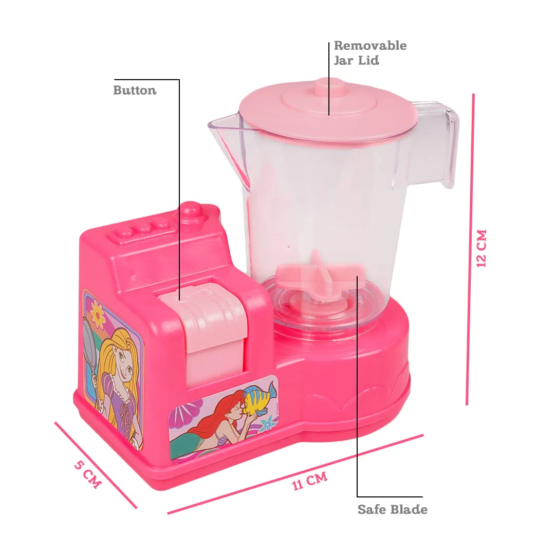 Ratna's Disney Princess Themed Toy Mixer | Real Operating Plastic Kitchen Toy Mixer for Kids - Image 5