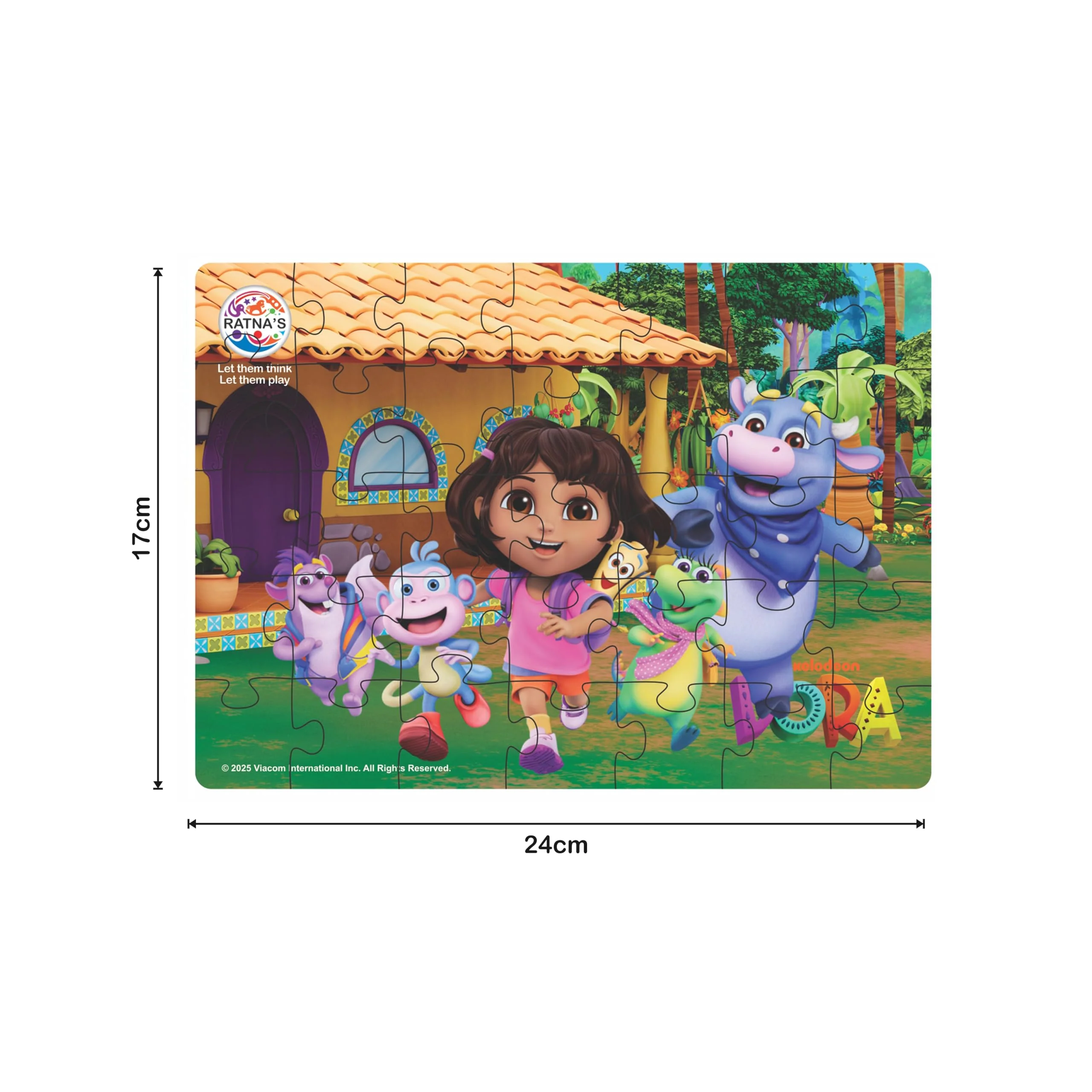 Ratna's Dora 4 in 1 Jigsaw Puzzle Set - Image 2