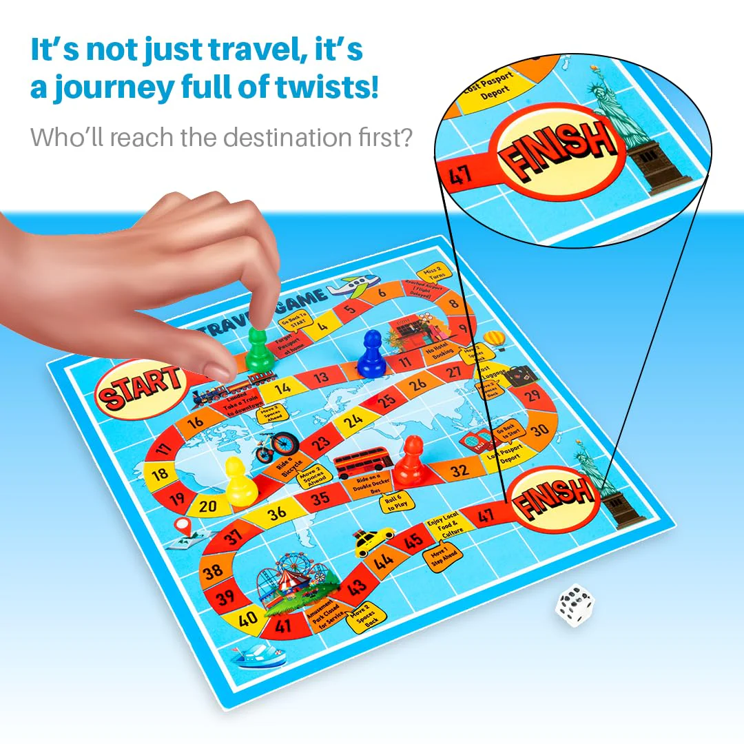Ratna's Fantasy-4 Board Game Set 4-in-1 Family Games - Image 3