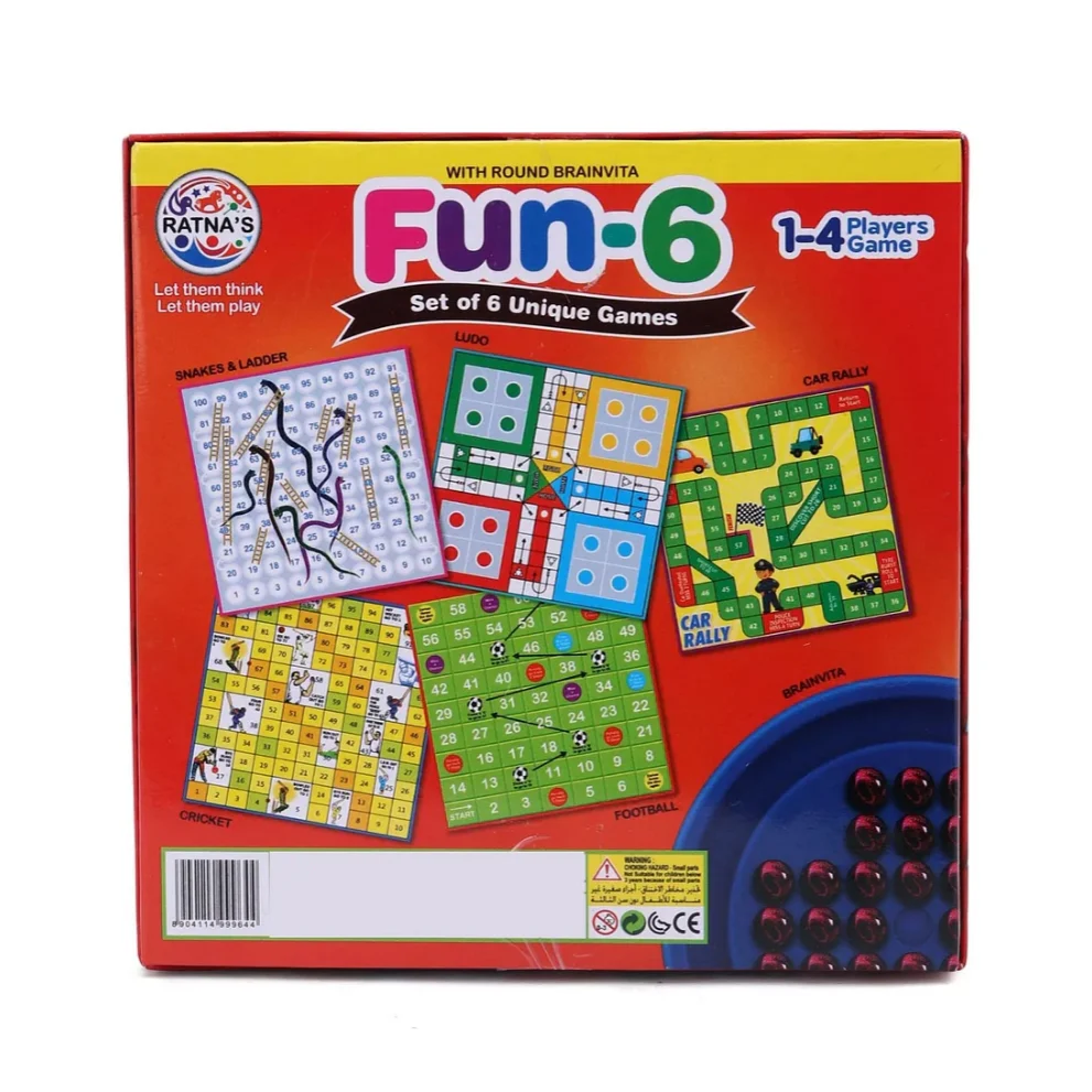 Ratna's Fun 6 - Set of 6 Unique Games - Image 2