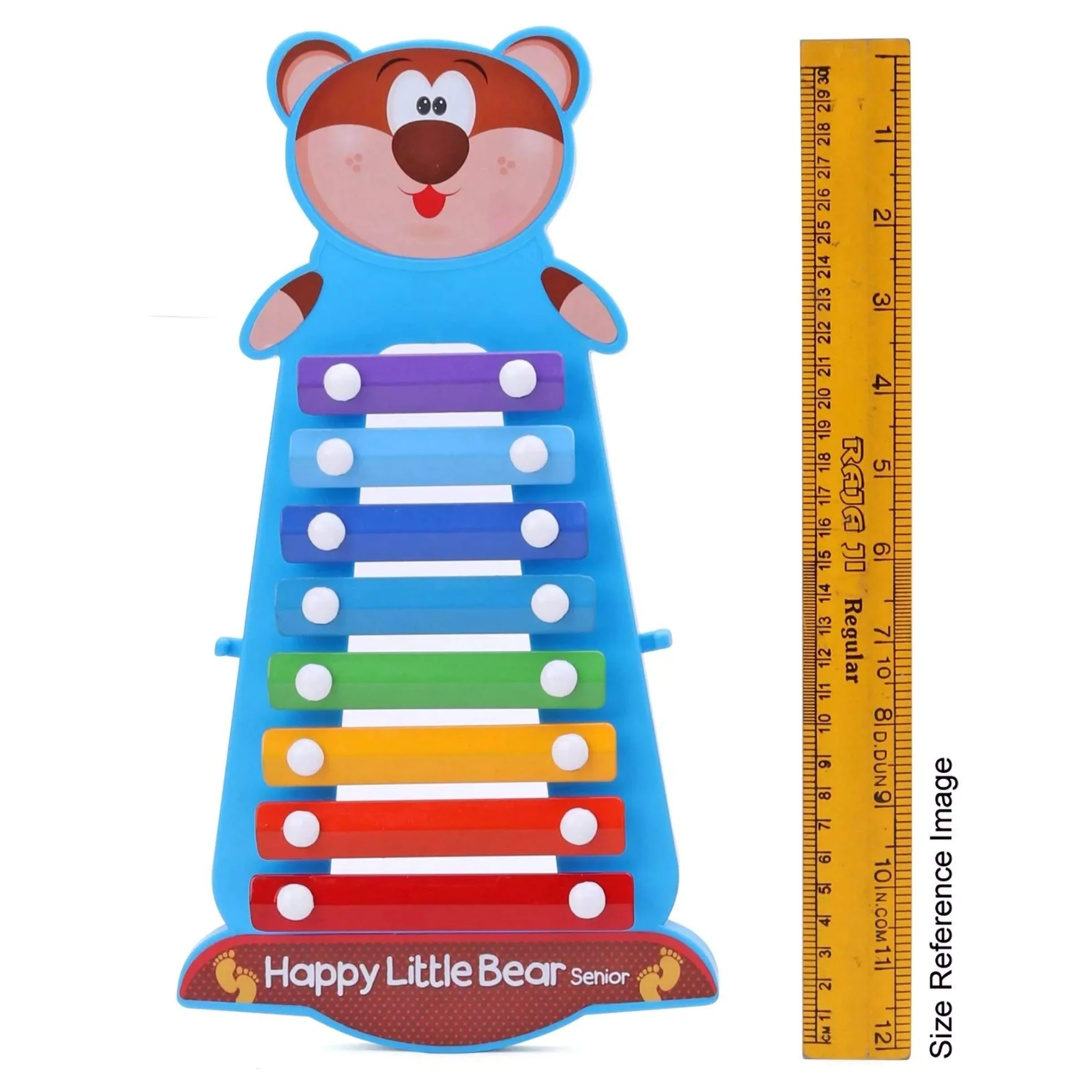 Ratna's Happy Little Bear Xylophone Senior for Kids 8+ Months - Image 3