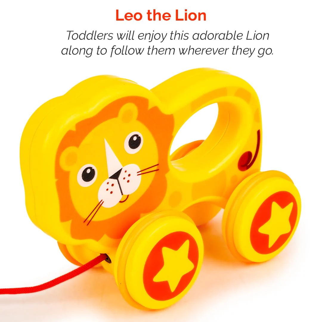 Ratna's Jazz Gift Set, 2-in-1 Baby Toys with Pull Along Lion and Rattling Ball, New Born Toys for 6 Month+ Old Baby - Image 5