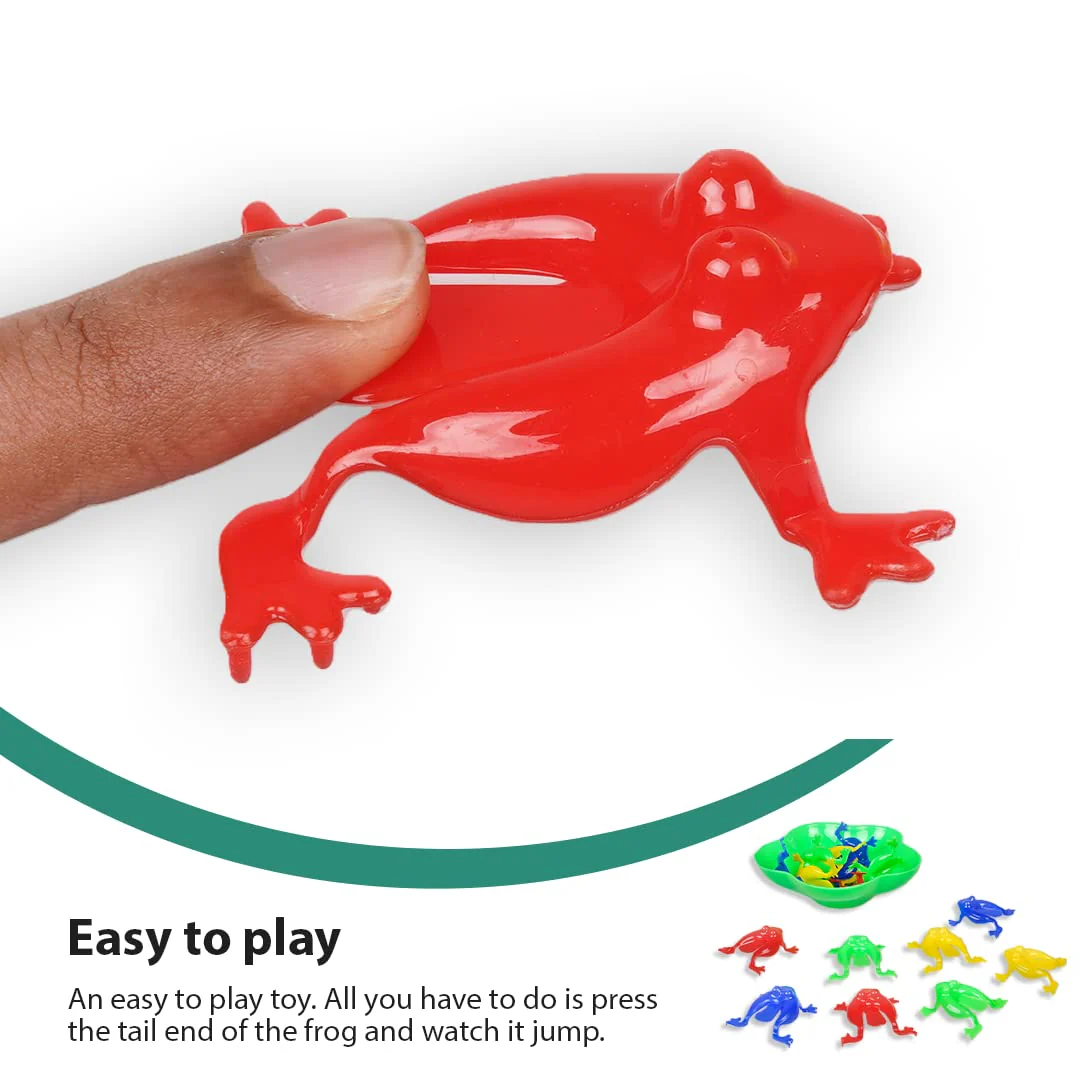 Ratna's Jumping Frog Board Game - Multicolor Catapult Game for Kids AS Well AS Adults. Collect The Maximum Points to Win The Game - Image 3