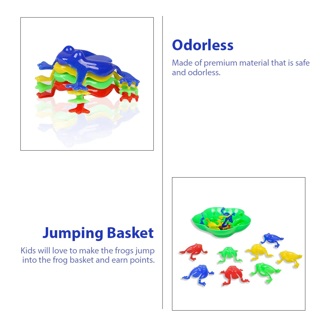 Ratna's Jumping Frog Board Game - Multicolor Catapult Game for Kids AS Well AS Adults. Collect The Maximum Points to Win The Game - Image 5