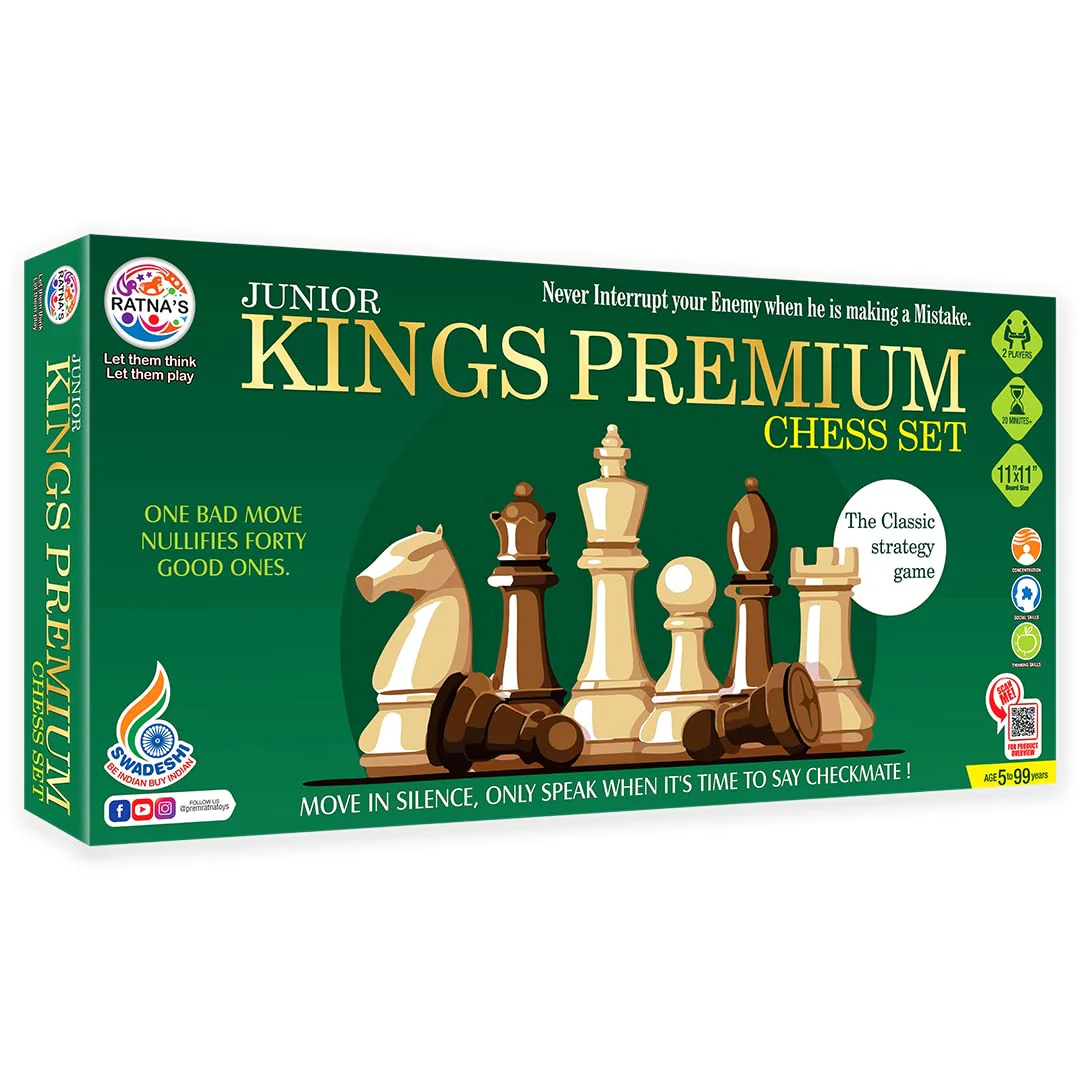 Ratna's Junior Kings Premium Chess Board Set - Image 2