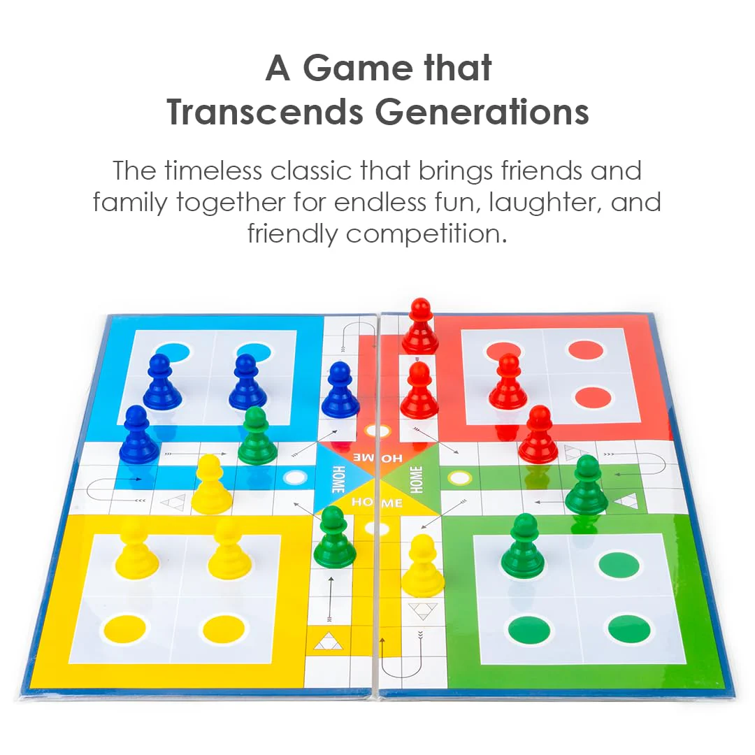 Ratna's Magnetic Snakes and Ladders with Ludo Board Game for Kids and Family Fun - Image 4