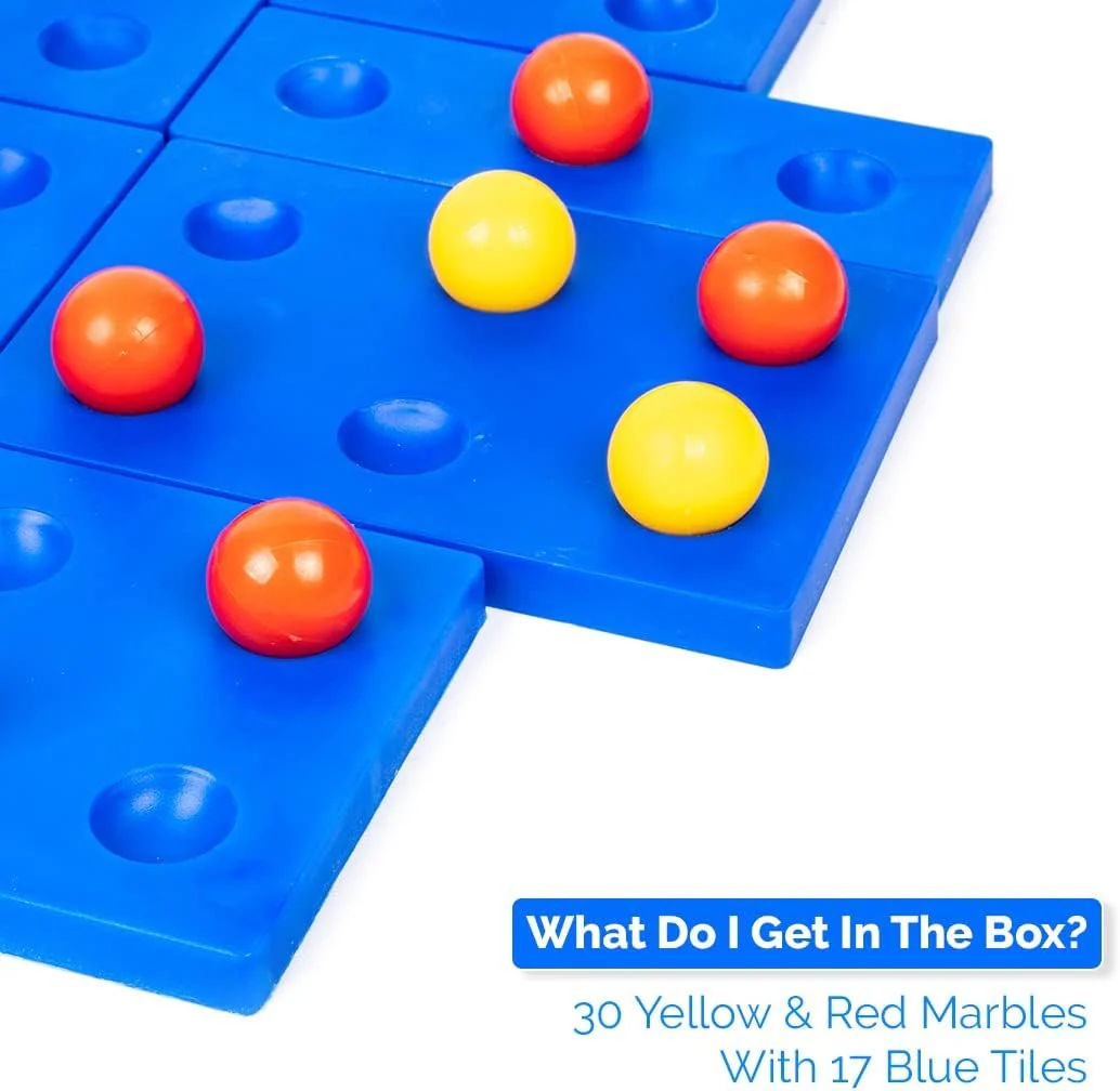 Ratna's Marble Challenge Strategy 2 Players Board Game for Kids & Adults - Image 6
