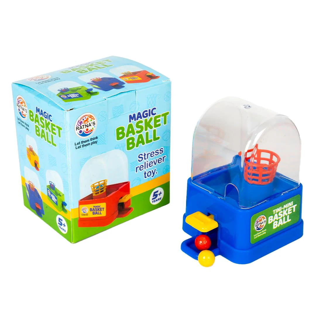 Ratna's Mini Magic Basket Ball Shooting Game, Handheld Tabletop Party Games, Return Gift for Kids - Image 2