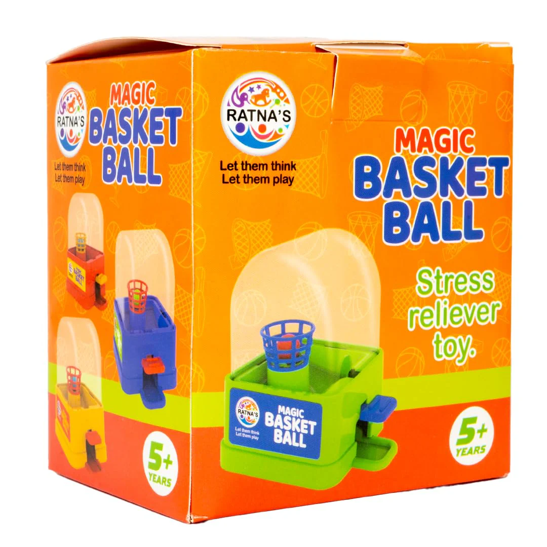Ratna's Mini Magic Basket Ball Shooting Game, Handheld Tabletop Party Games, Return Gift for Kids - Image 6