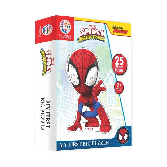 Ratna's My First Big Puzzle Spiderman 25 Pieces Jigsaw Puzzle for Kids | A Perfect Jumbo Jigsaw Floor Puzzle for Little Hands - Image 2