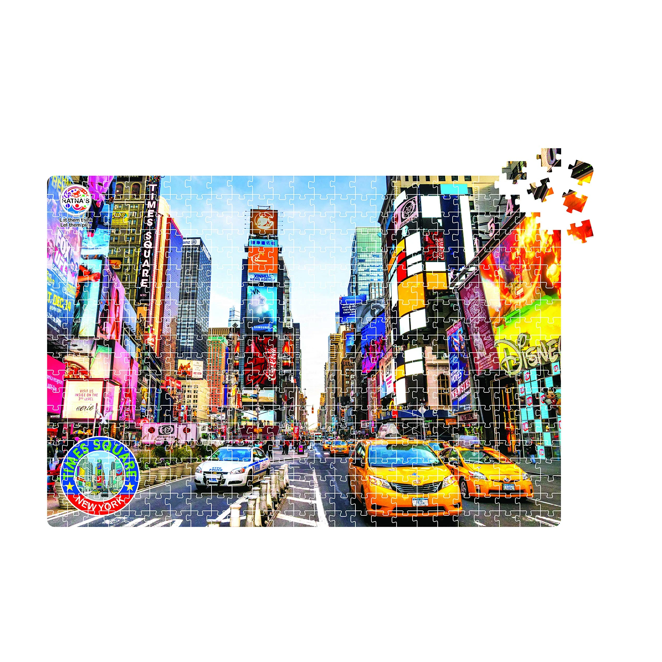 Ratna's New York Times Square 500 Pieces Jumbo Floor Jigsaw Puzzle (Size: 98 cm * 67 cm) - Image 2
