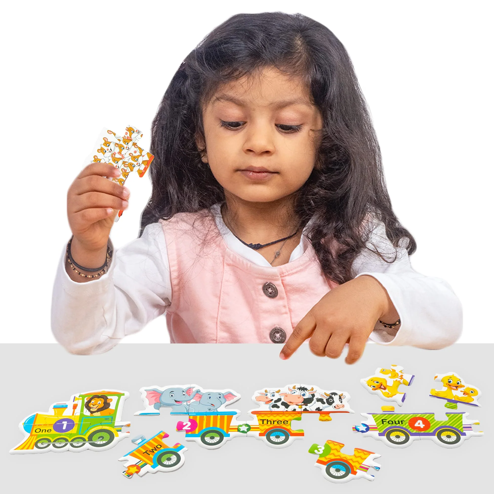 Ratna's Number Express Educational Giant Floor Train Puzzle for Kids 2+ years - Image 6