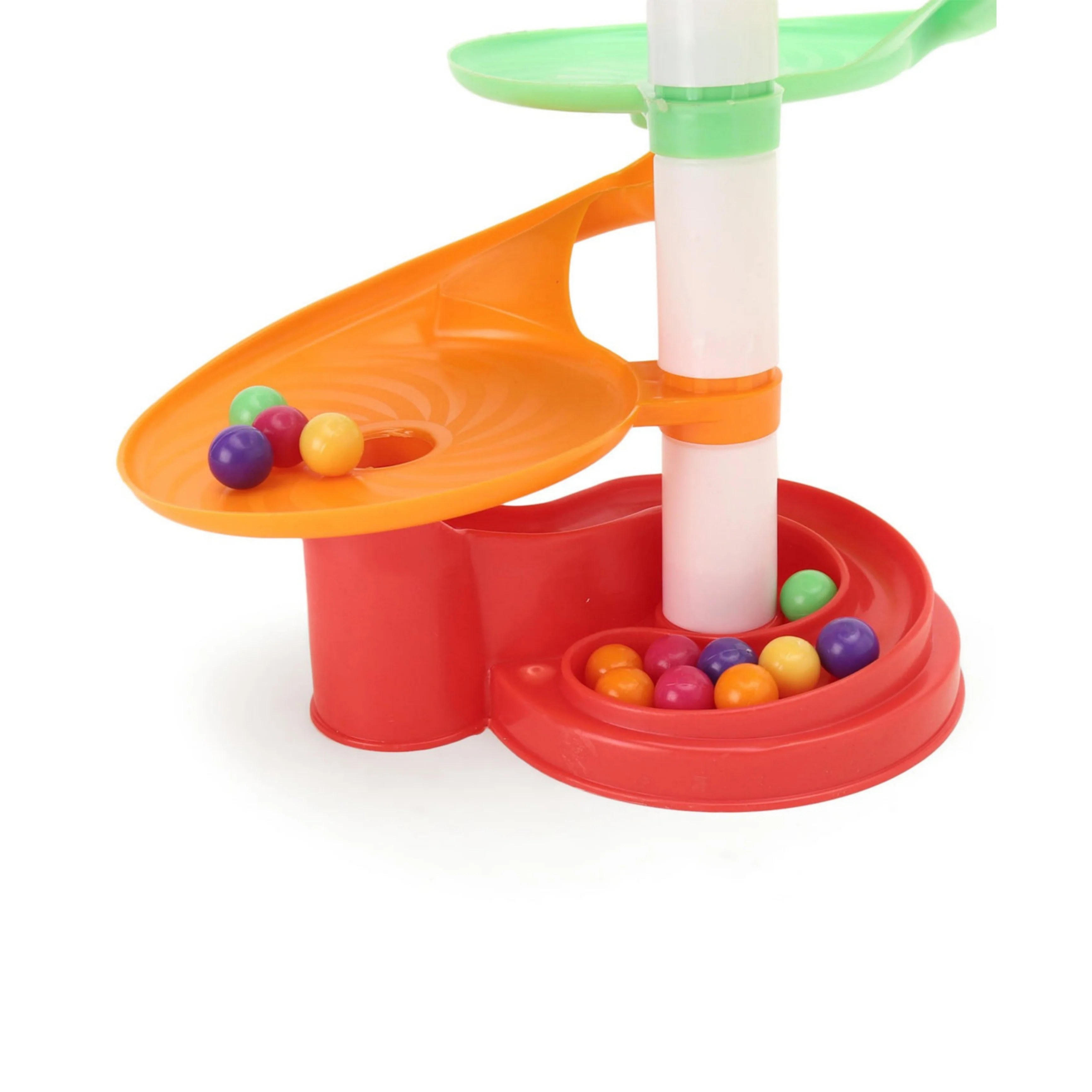 Ratna's Rainbow Whirlpool 7 Layer Ball Drop and ROLL Swirling Tower for Baby and Toddler Development of Age 3+ Years Kids Multicolour - Image 6
