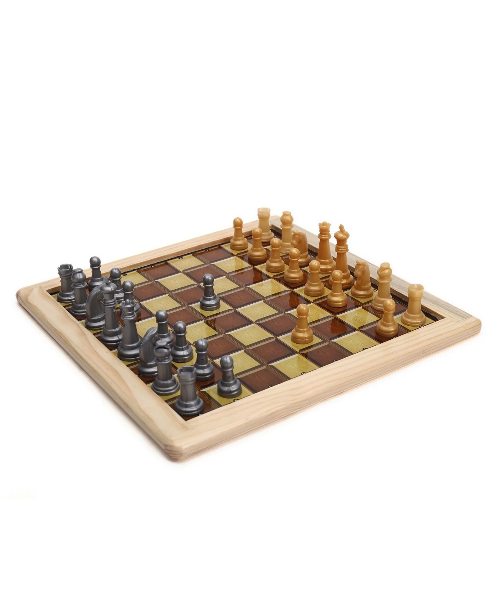 Ratna's Strategy Game Magnetic Wooden Art Chess and Ludo for Kids to Develop Their Logical Thinking and Strategy Building - Image 2