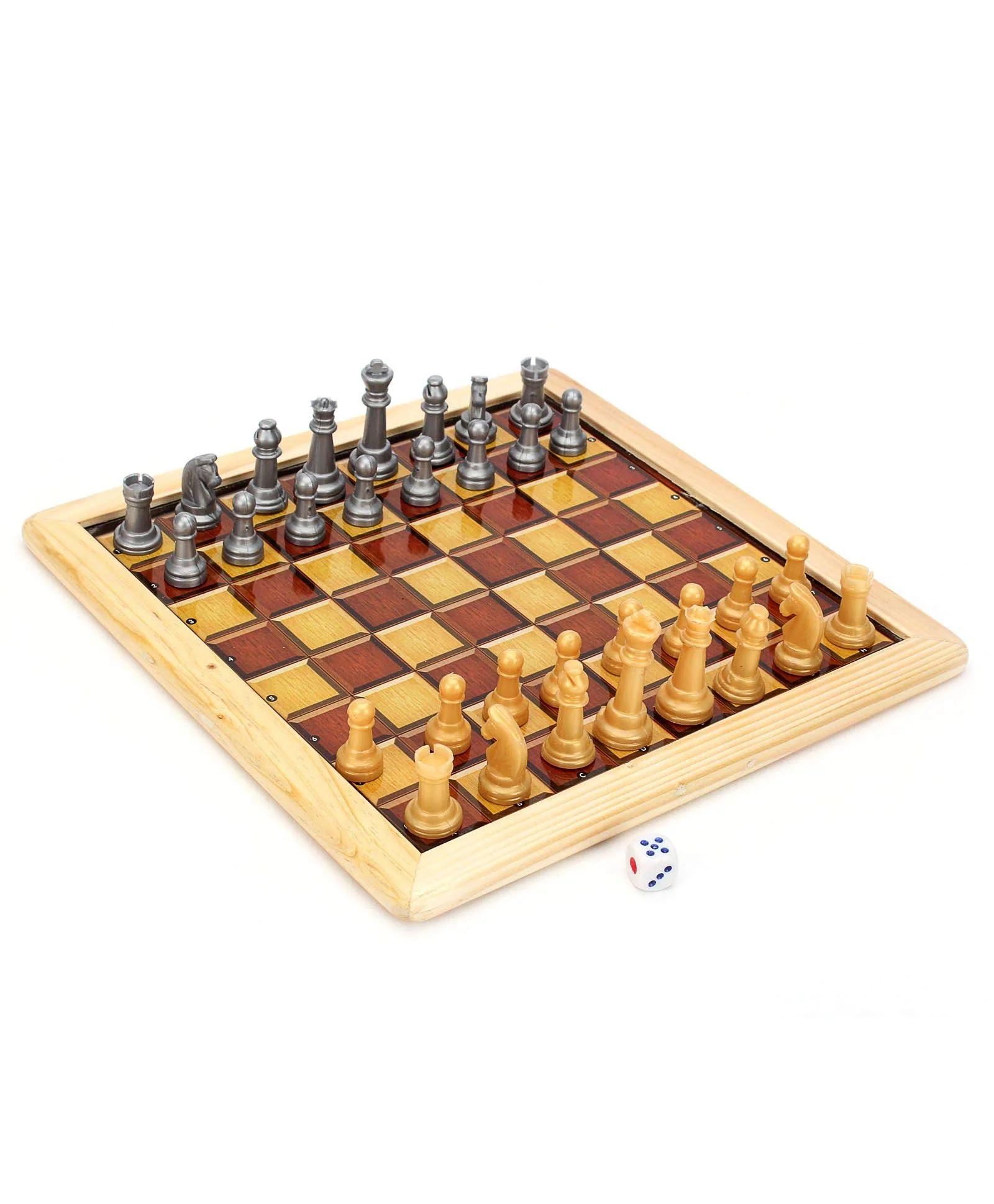 Ratna's Strategy Game Magnetic Wooden Art Chess and Ludo for Kids to Develop Their Logical Thinking and Strategy Building - Image 4